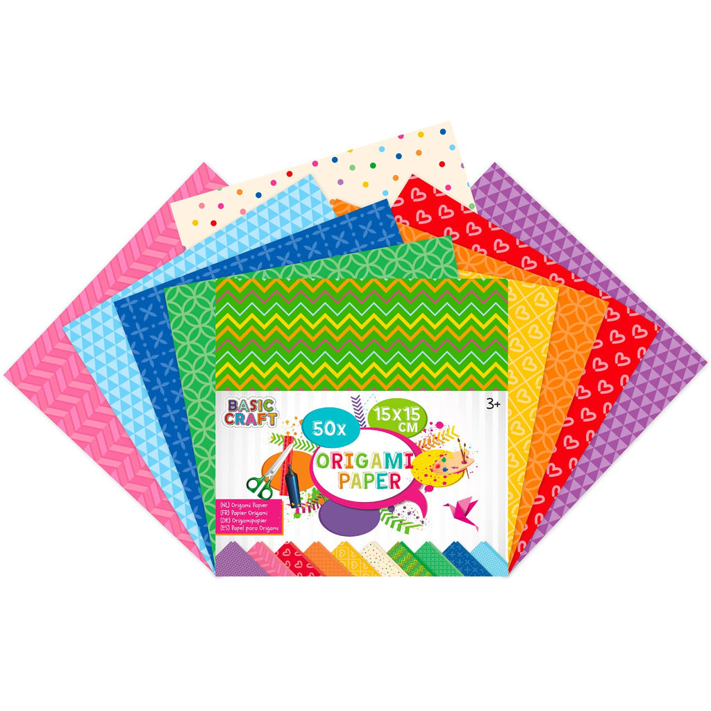 Basic Craft – Origamipapir (50-pak)