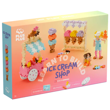 Plus-Plus – Learn to Build Ice Cream Shop (4351)