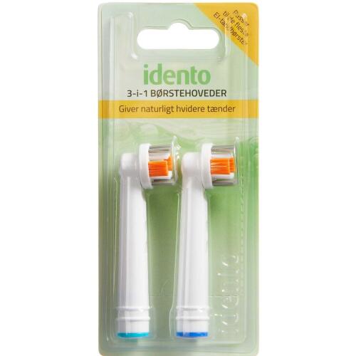 Idento – Børstehoved, 3-i-1 (2-pak)