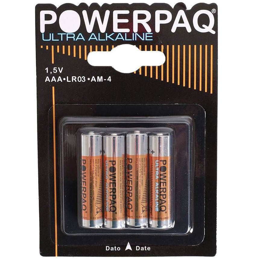 PowerPaq – Batteri AAA (4-pak)