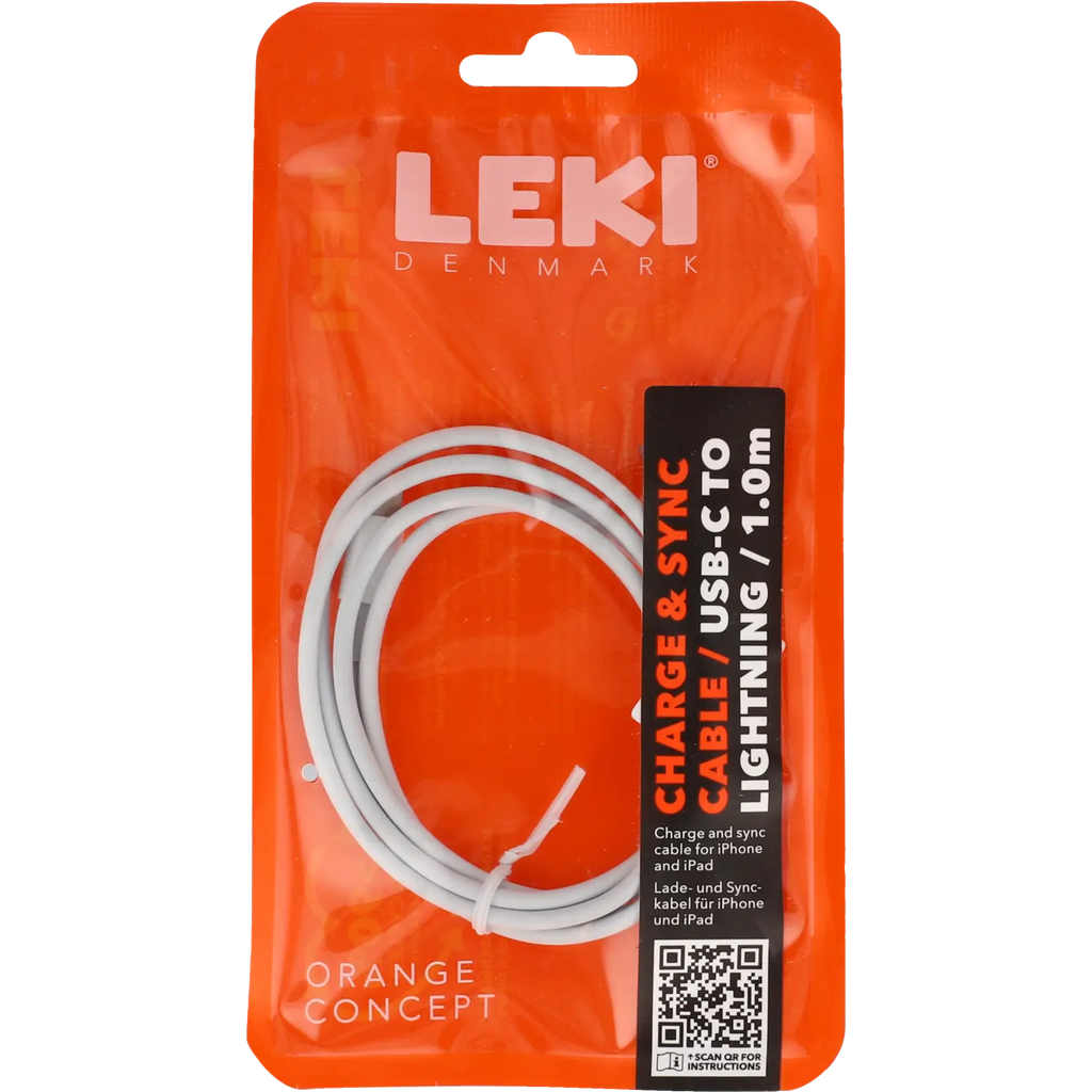 Leki – USB-C til Lightning Kabel (1 m.)