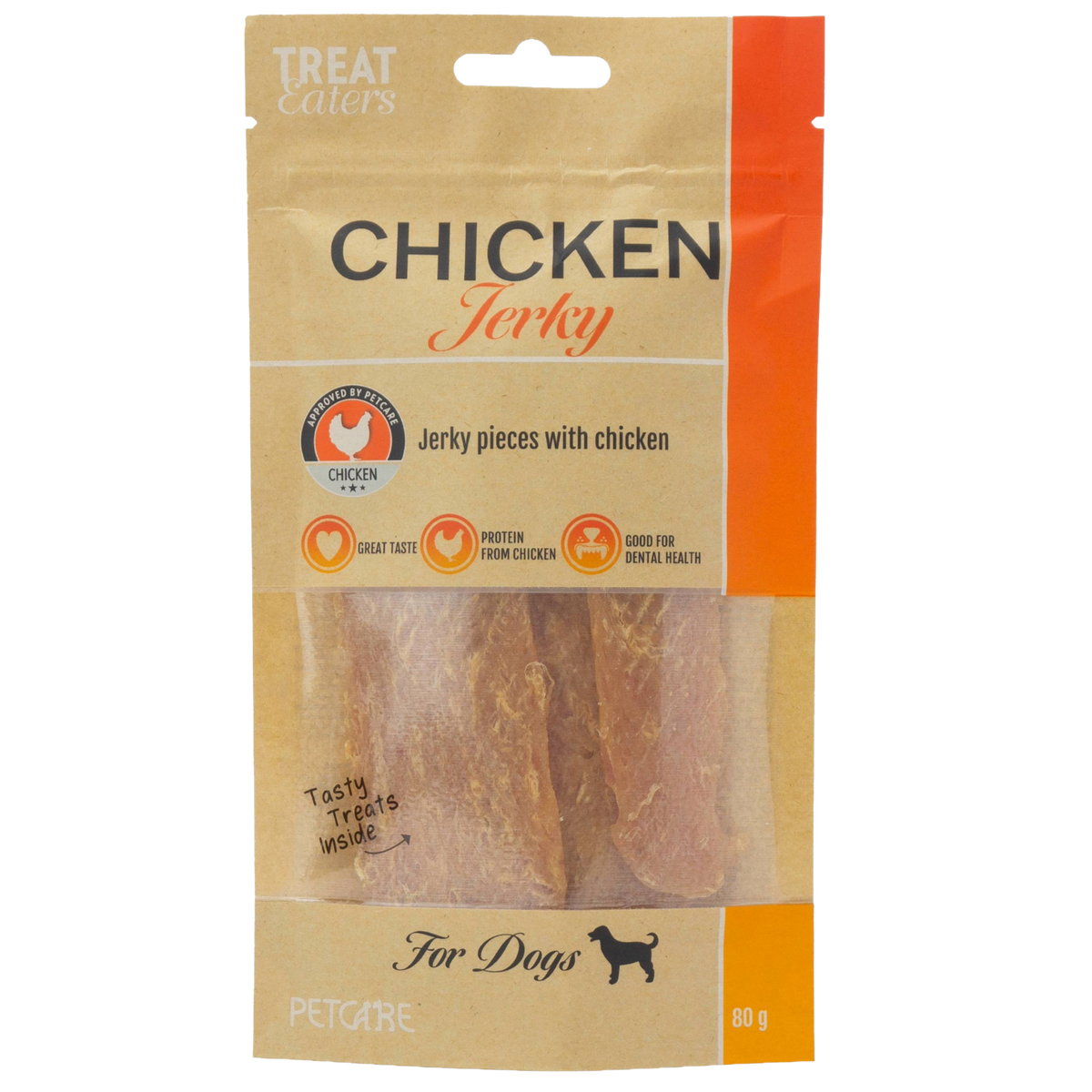 TreatEaters – Chicken Jerky 80 g.