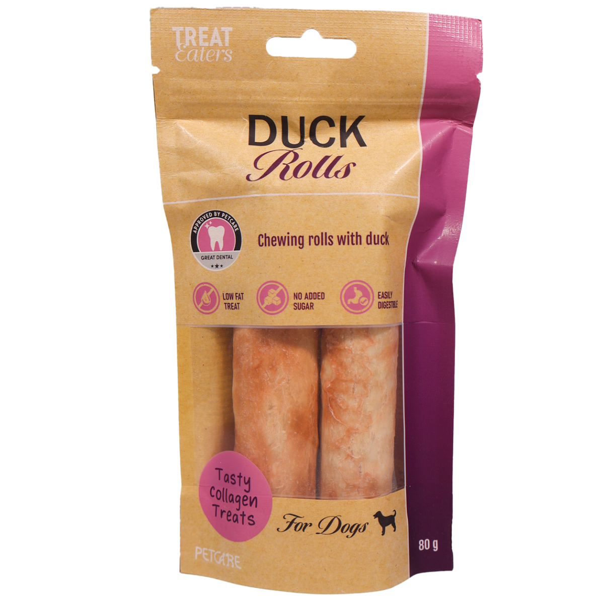 TreatEaters – Duck Rolls 80 g.