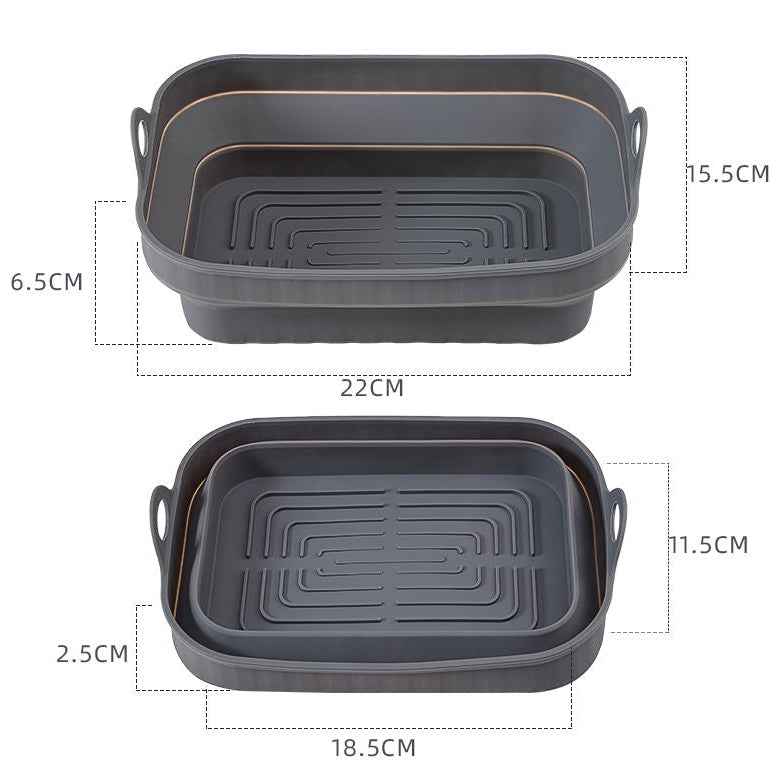 Scandinavian Collection – Airfryer silikoneform (22x15,5 cm.)