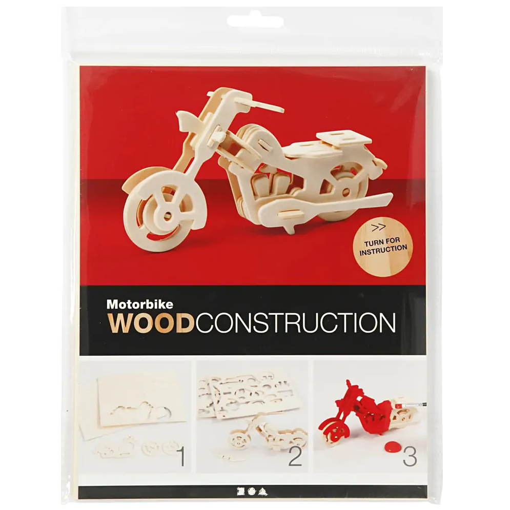 Creativ Company – 3D-puslespil (motorcykel)