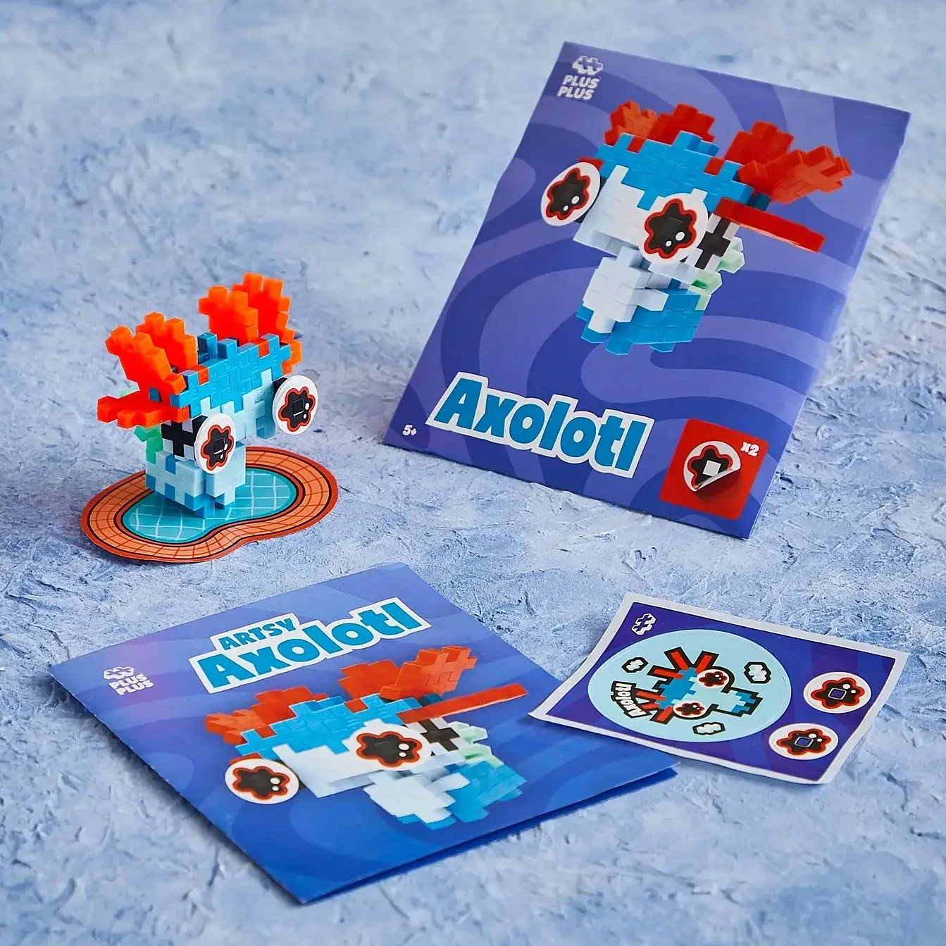 Plus-Plus – Blå Axolotl (4366)