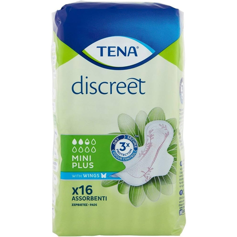 Tena – Discreet Mini Plus (16-pak)