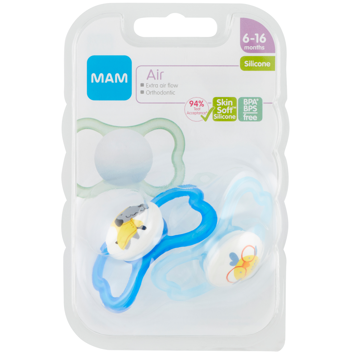 MAM – Ortodontisk sut (2-pak)