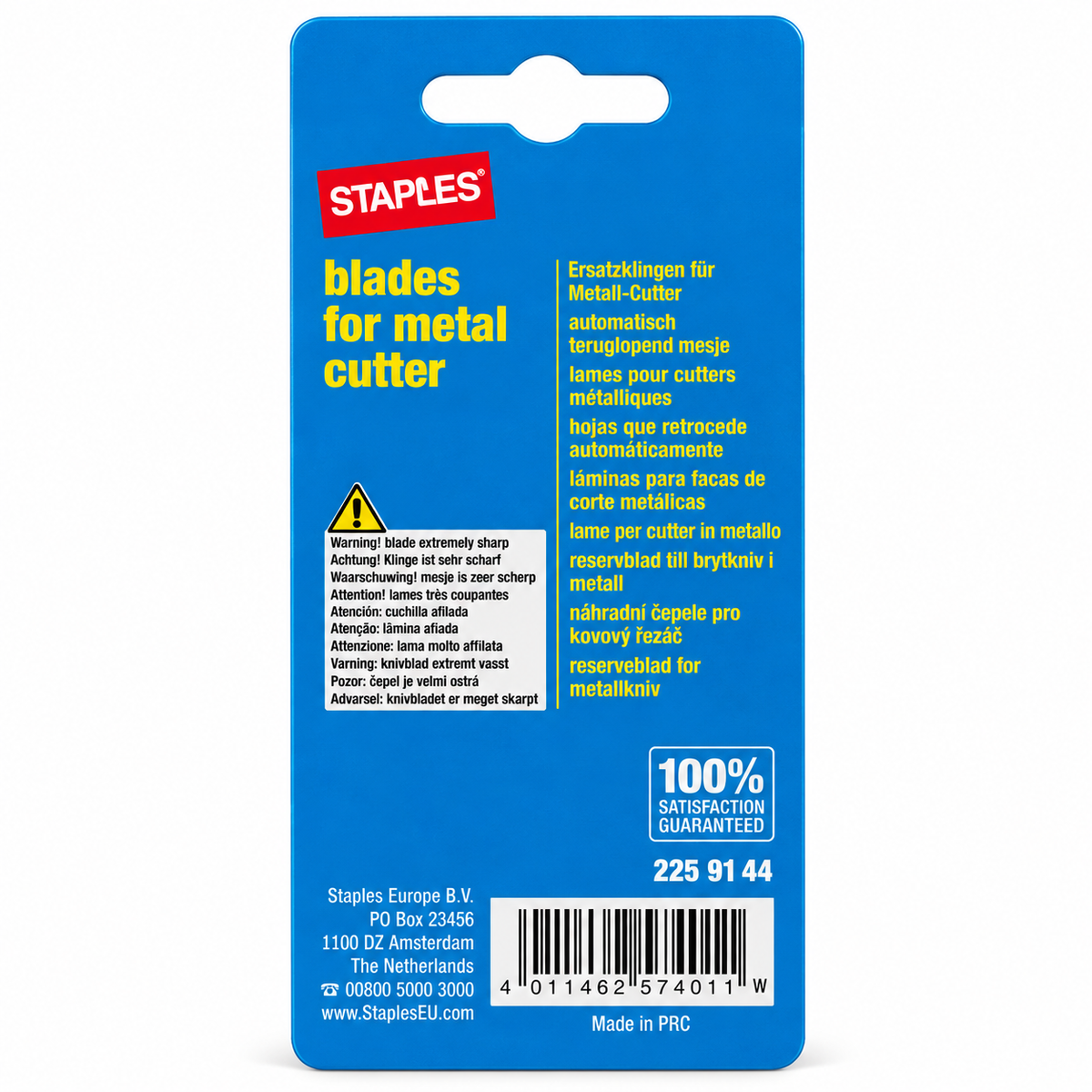 Staples – Hobbyknivblade (10-pak)