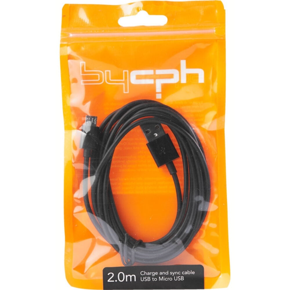 Leki – USB-A til Micro-USB Kabel (2 m.)