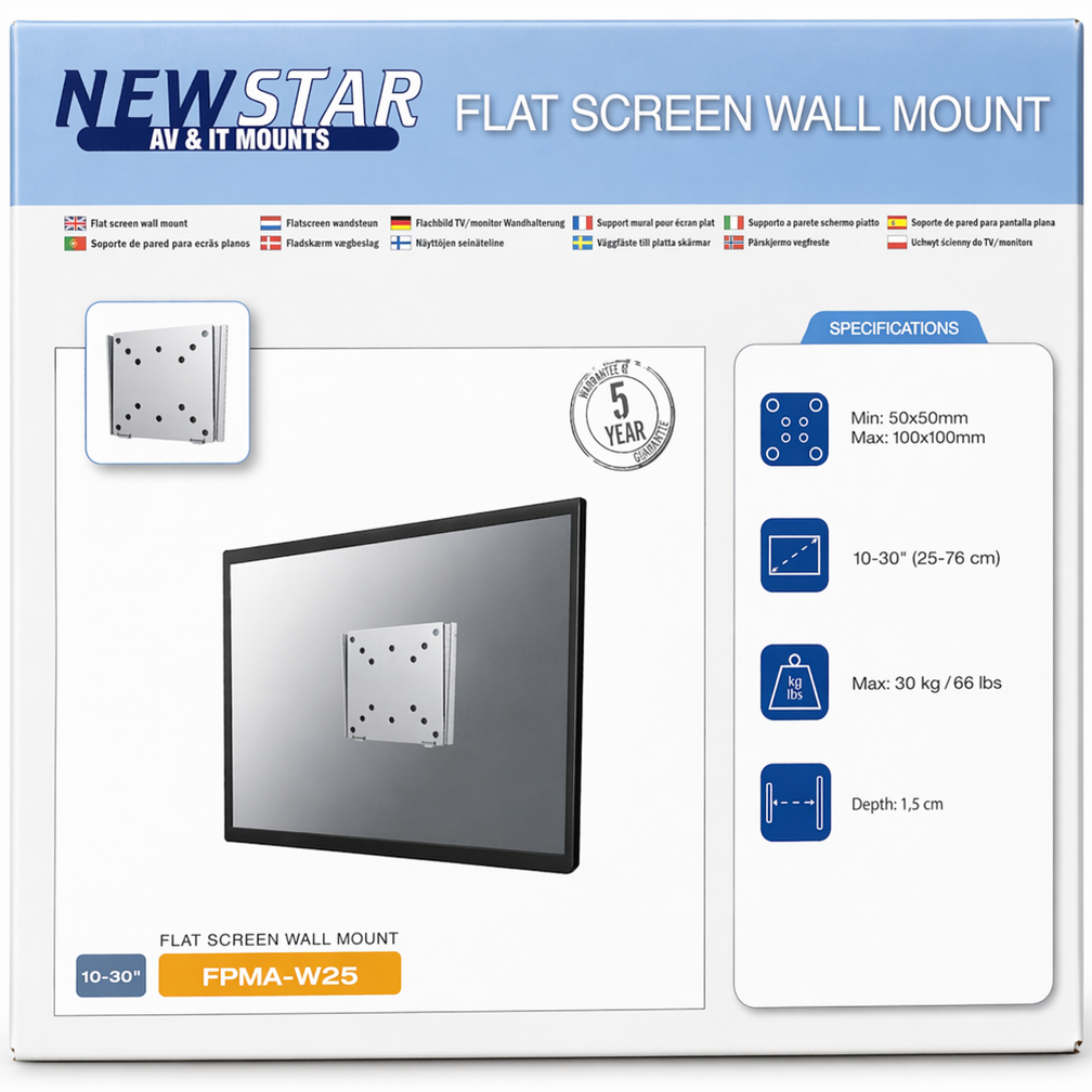 NewStar – Skærm-vægbeslag