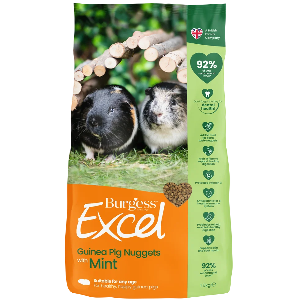 Burgess – Excel Guinea Pig Nuggets (Mynte)