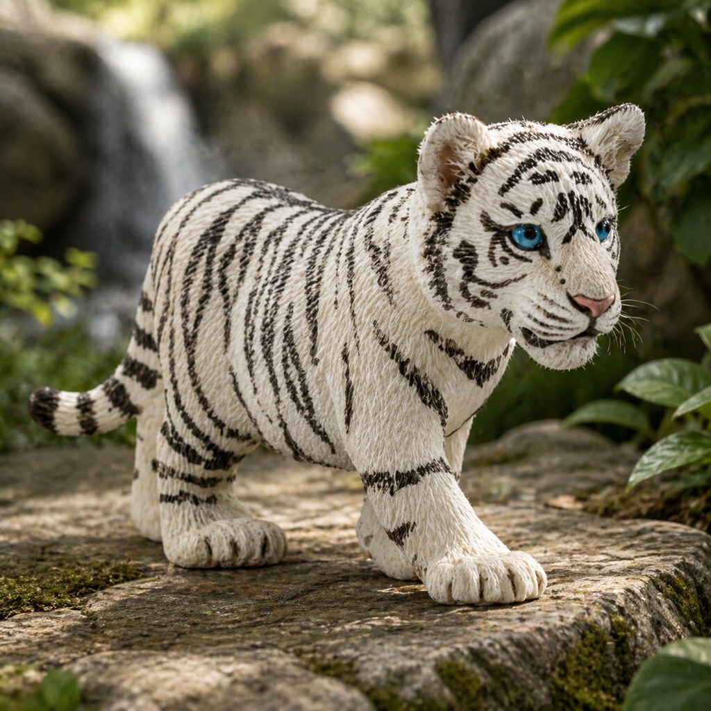 Schleich – Wild Life: Tiger, hvid unge (14732)