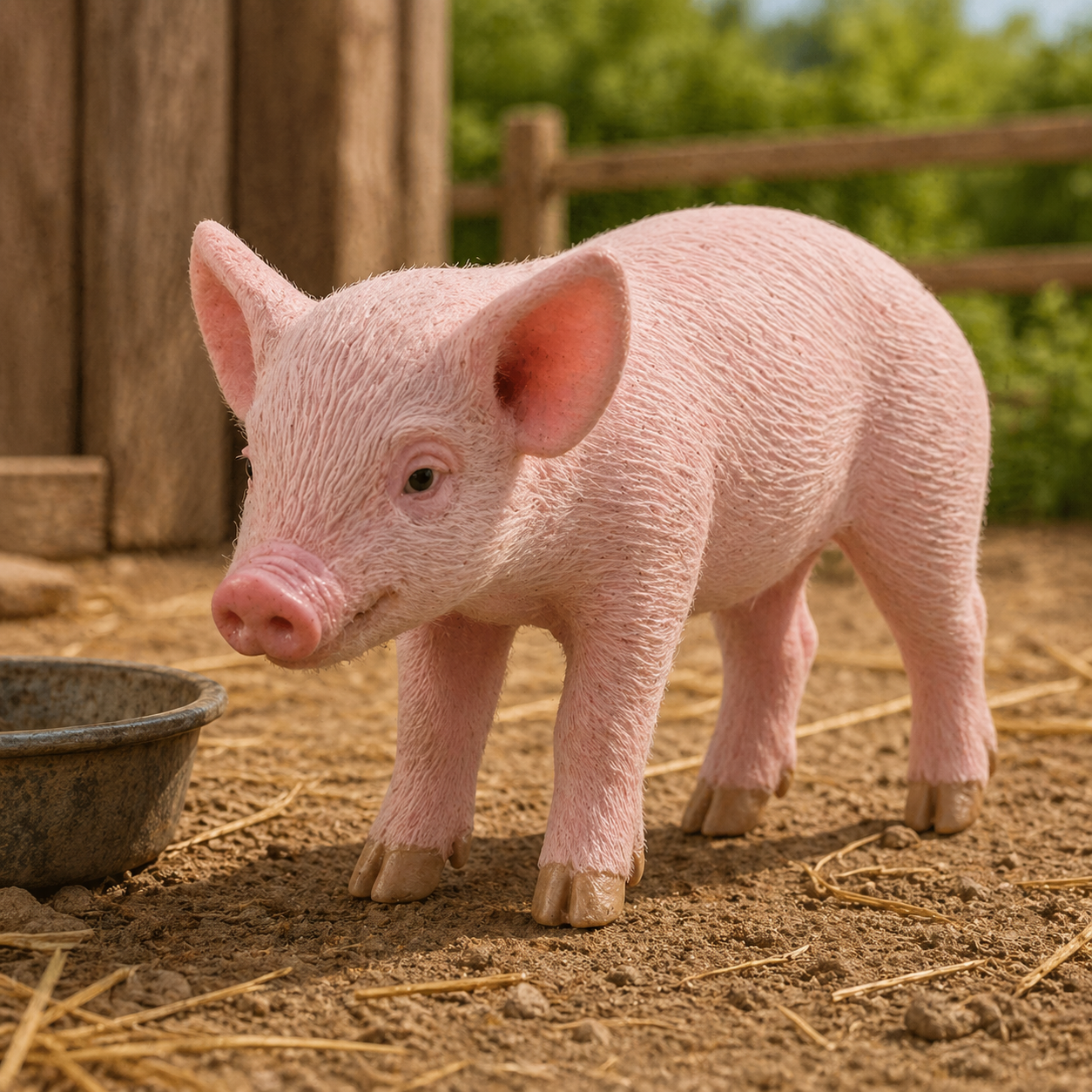 Schleich – Farm World: Gris, pattegris (17062)