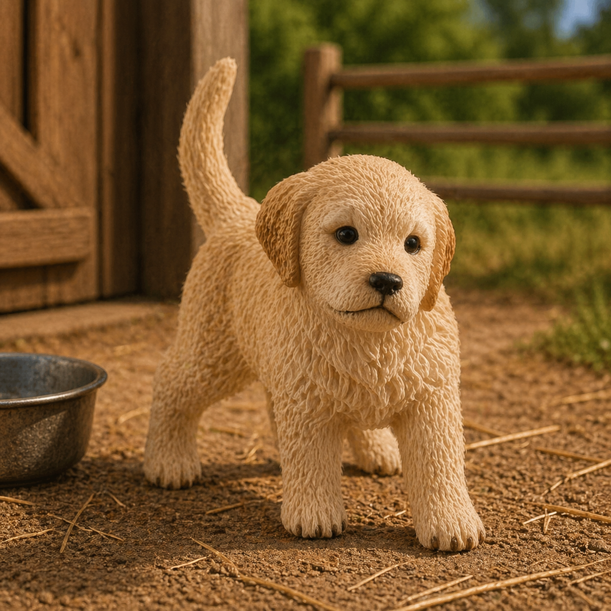 Schleich – Farm World: Golden Retriever, hvalp (17061)