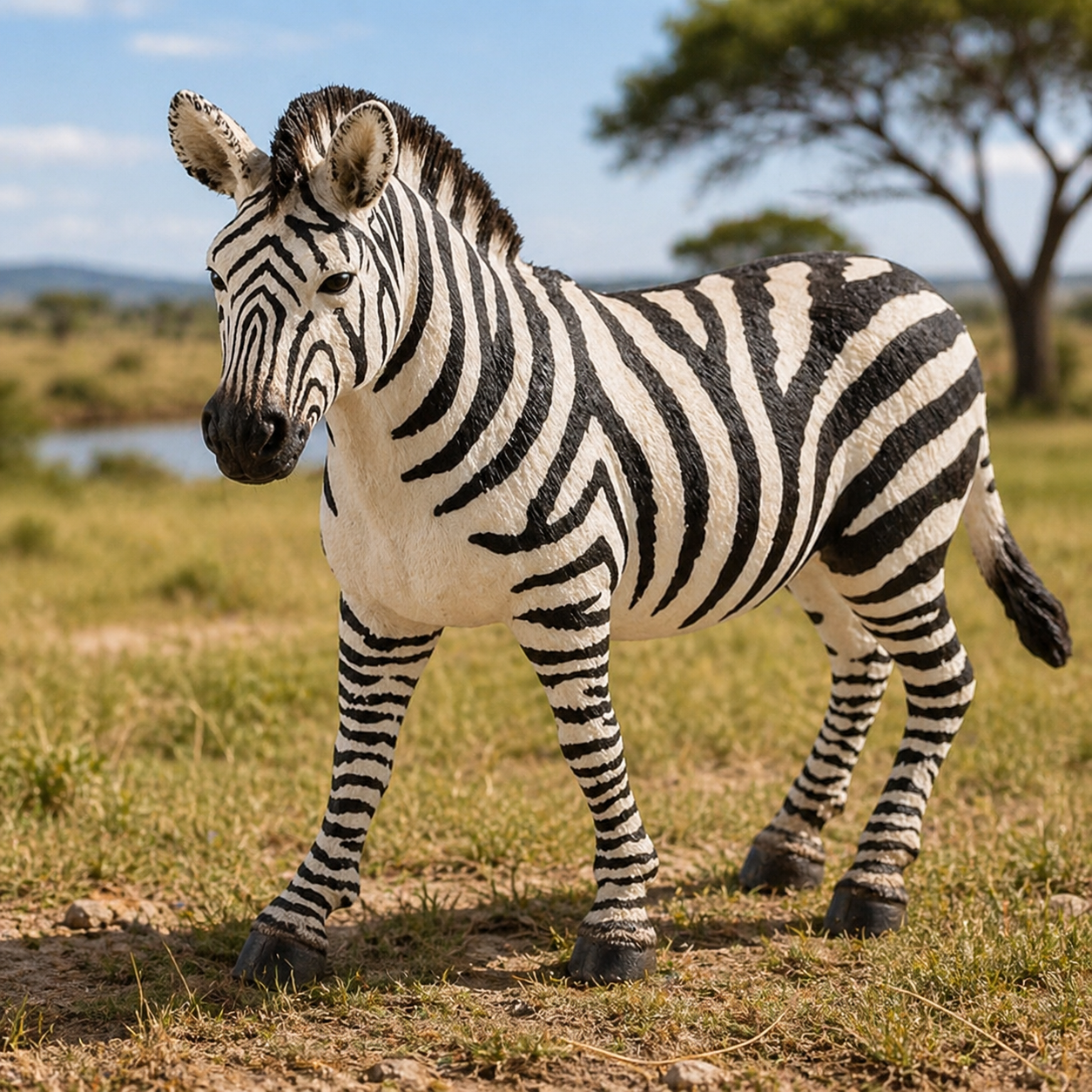 Schleich – Wild Life: Zebra, hun (14810)