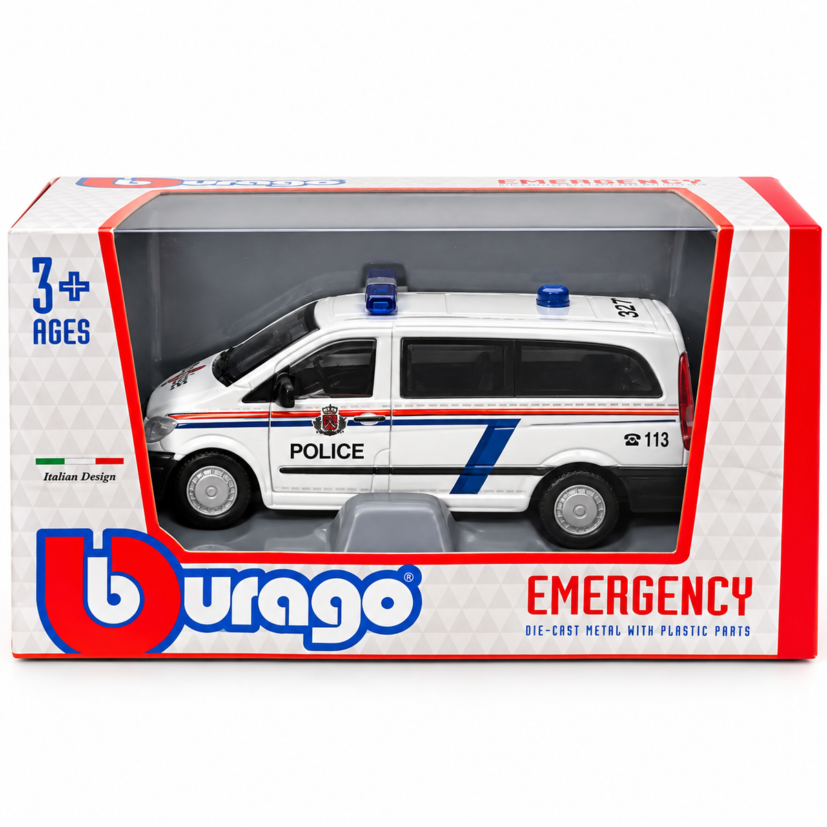 Burago – Mercedes-Benz Vito Politibil 1:50