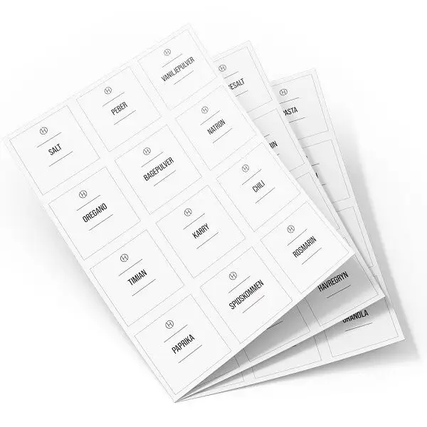 Olsen Home – Labels til organisering