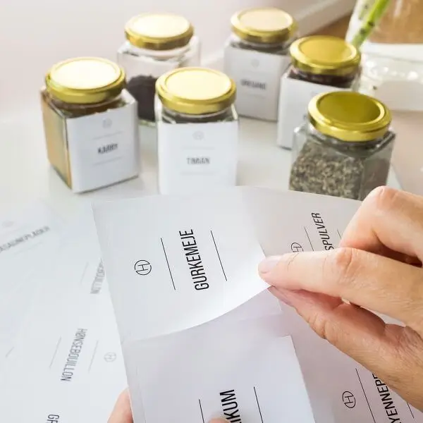 Olsen Home – Labels til organisering