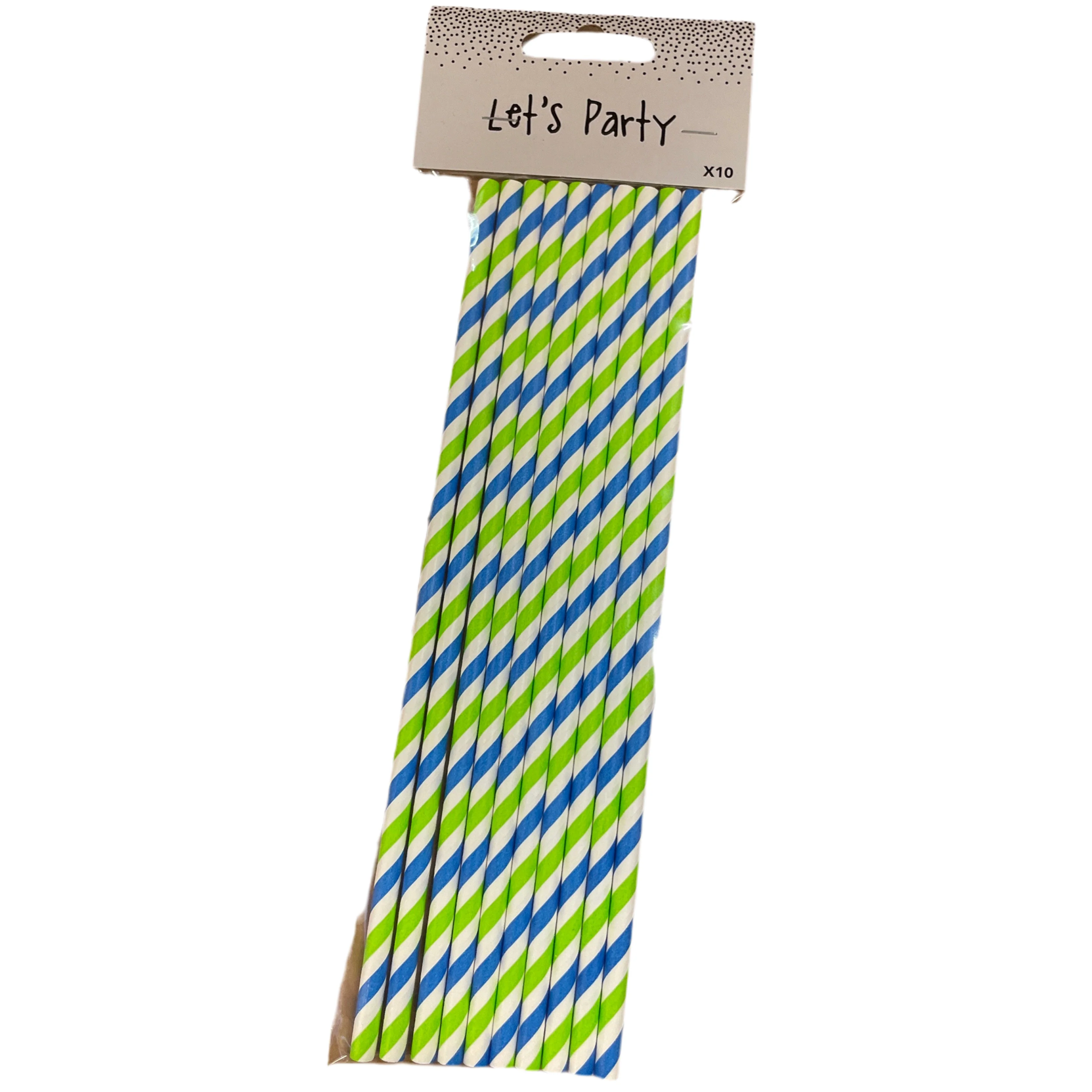 Papirsugerør (10-pak)