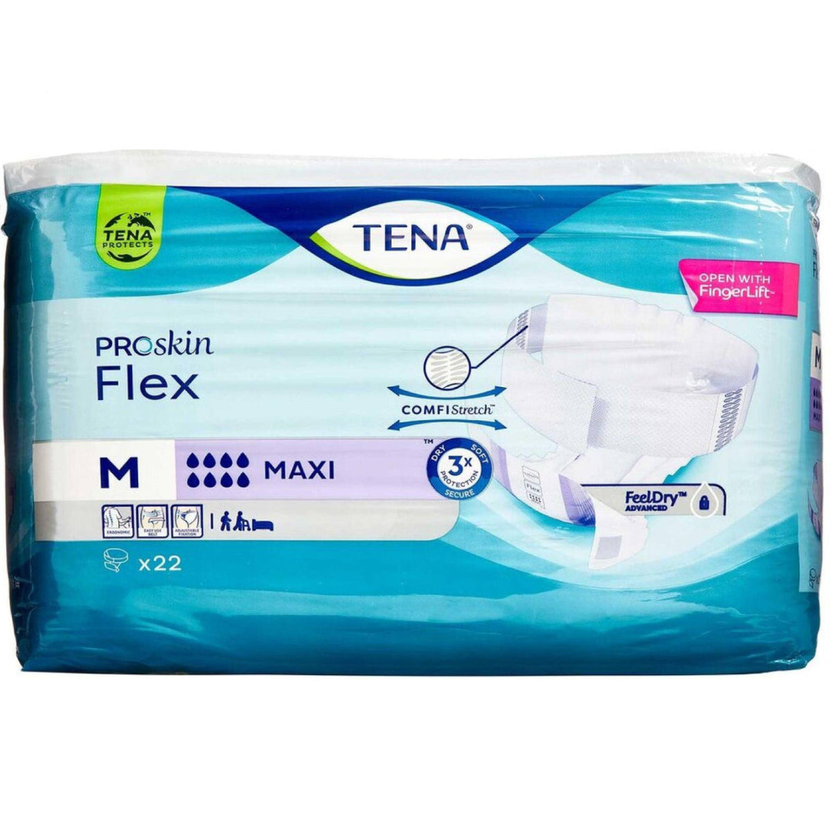 Tena – ProSkin Flex Maxi M (22-pak)