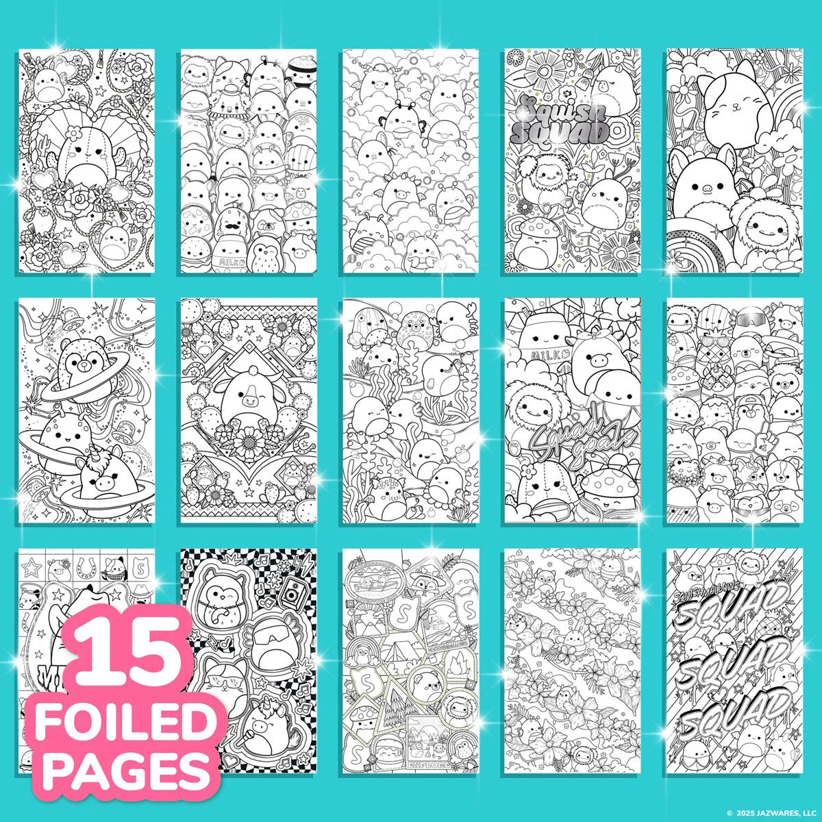 Squishmallows – Color And Sketch Book