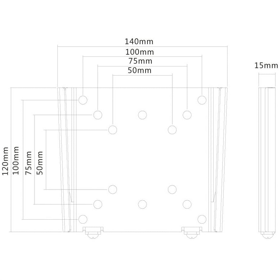 NewStar – Skærm-vægbeslag