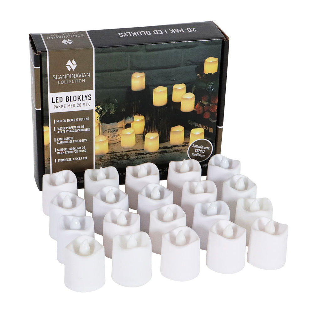 LED-bloklys (20-pak)