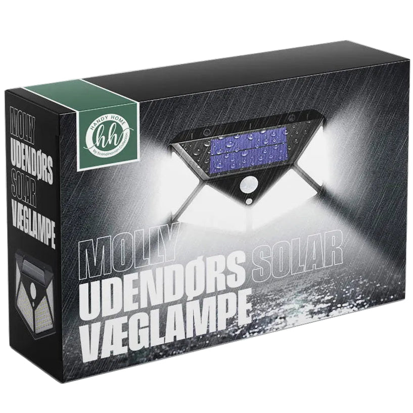 Handy Home – Molly Udendørs solar væglampe